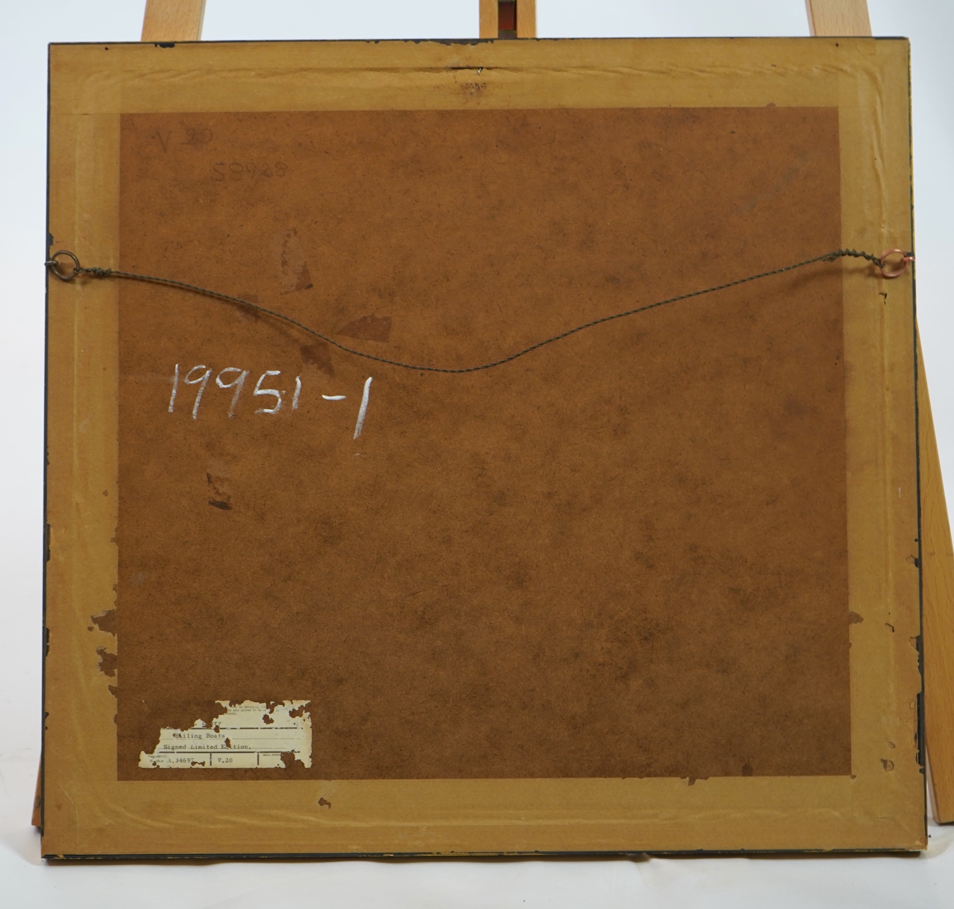 Laurence Stephen Lowry RBA, RA (1887-1976), 1887-1976, 'Sailing Boats'